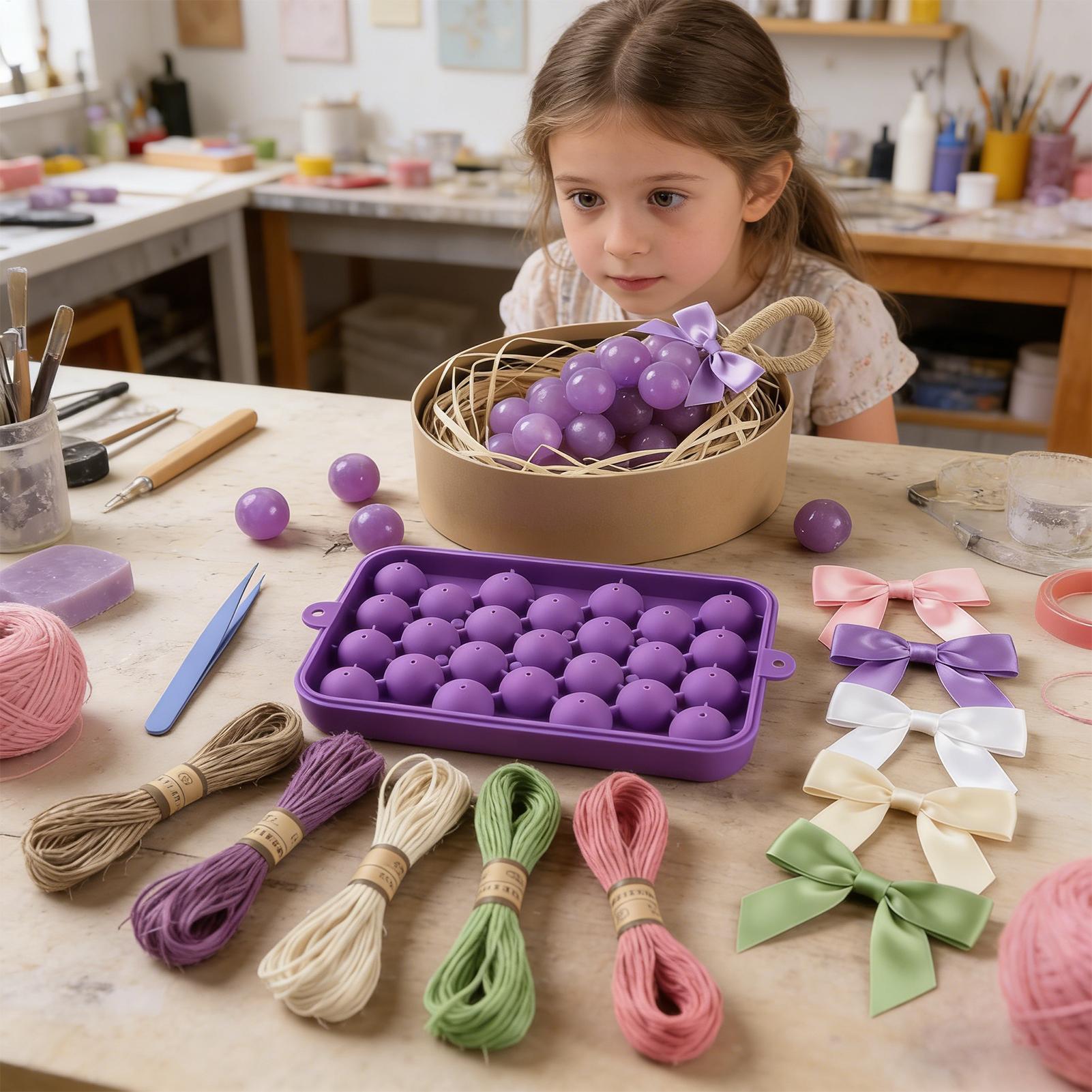แม่พิมพ์สบู่รูปองุ่น แบบถอดออก - Soap Making Kit For Beginners บทวิจารณ์และราคา