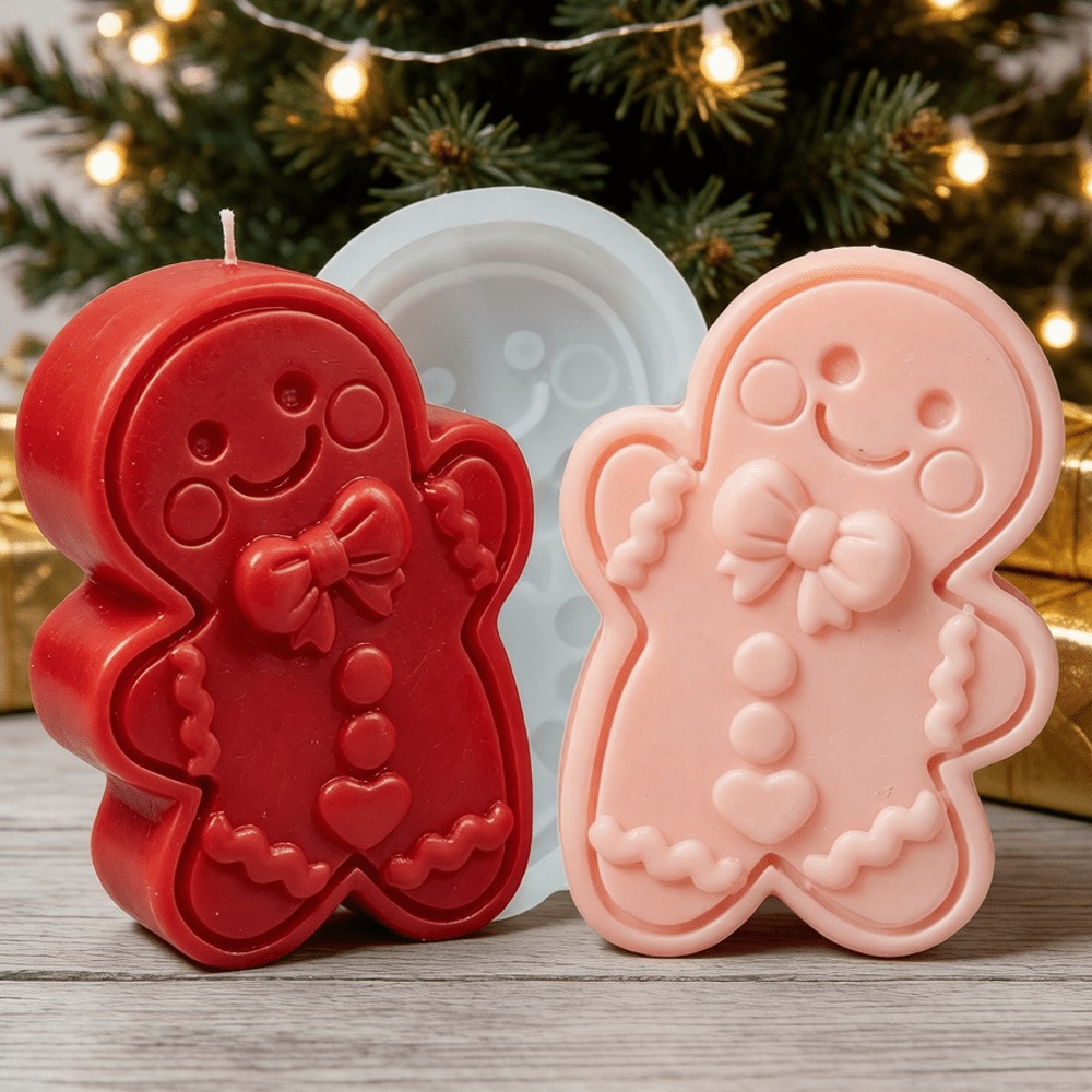 แม่พิมพ์ซิลิโคนรูปคนขนมปังขิงเ - Soap Making Gifts บทวิจารณ์และราคา